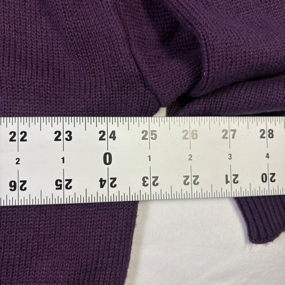 Romwe Purple Celestial Moon Stars Cropped Cardigan Sweater Womens 2XL - Picture 5 of 7
